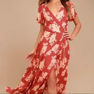 Heart of Marigold Wrap Maxi Dress